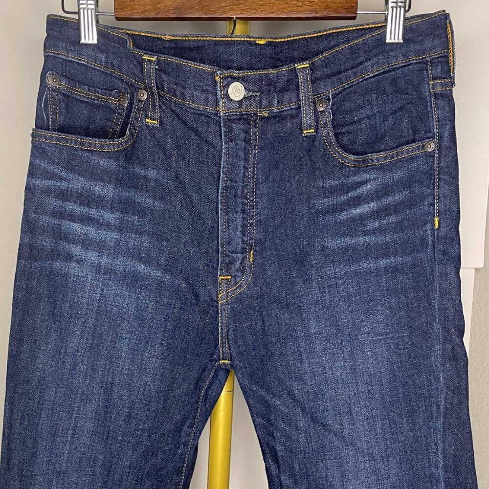 Frye Blue Straight Leg Jeans Size 30 Classic Bue Denim - Picture 2 of 12
